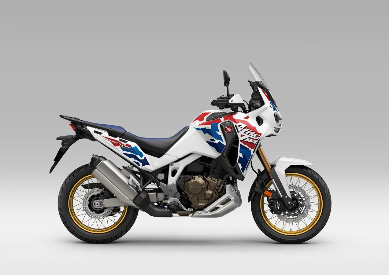 Bold new graphics and colour options for 25YM Honda CRF1100L Africa Twin models