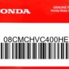HONDA MOTOR EUROPE LTD.SLOUGH - 08CMCHVC400HE HELMET & VISOR CLEANER 40