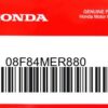 HONDA MOTOR EUROPE LTD.SLOUGH - 08F84MER880 COLOUR PANEL SET QUASAR S