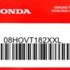 HONDA MOTOR EUROPE LTD.SLOUGH - 08HOVT182XXL ELSINORE TEE