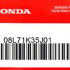 HONDA MOTOR EUROPE LTD.SLOUGH - 08L71K35J01 KIT
