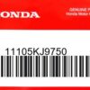HONDA MOTOR EUROPE LTD.SLOUGH - 11105KJ9750 BUCHSE