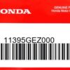 HONDA MOTOR EUROPE LTD.SLOUGH - 11395GEZ000 DICHTUNG