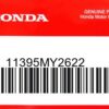 HONDA MOTOR EUROPE LTD.SLOUGH - 11395MY2622 GASKET