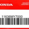 HONDA MOTOR EUROPE LTD.SLOUGH - 11636MY7000 DICHTUNG