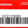 HONDA MOTOR EUROPE LTD.SLOUGH - 14721176000 AUSPUFFVENTIL