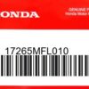 HONDA MOTOR EUROPE LTD.SLOUGH - 17265MFL010 VERBINDUNG
