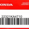 HONDA MOTOR EUROPE LTD.SLOUGH - 22321KA4710 KUPPLUNGSSCHEIBE