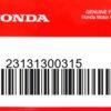 HONDA MOTOR EUROPE LTD.SLOUGH - 23131300315 PRIMAERE ANTRIEBSKETTE