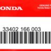 HONDA MOTOR EUROPE LTD.SLOUGH - 33402 166 003 BLINKERGLAS (STANLEY)
