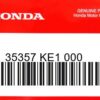 HONDA MOTOR EUROPE LTD.SLOUGH - 35357 KE1 000 FEDER