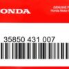 HONDA MOTOR EUROPE LTD.SLOUGH - 35850 431 007 ANLASSMAGNETSCHALTER KOMP