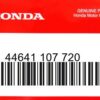 HONDA MOTOR EUROPE LTD.SLOUGH - 44641 107 720 HALTER GETRIEBE