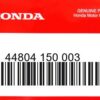 HONDA MOTOR EUROPE LTD.SLOUGH - 44804 150 003 ZAHNRAD KOMPL.