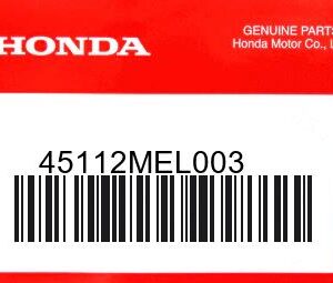 HONDA MOTOR EUROPE LTD.SLOUGH - 45112MEL003 STAUBKAPPE
