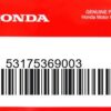 HONDA MOTOR EUROPE LTD.SLOUGH - 53175369003 BREMSHEBEL