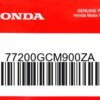 HONDA MOTOR EUROPE LTD.SLOUGH - 77200GCM900ZA DOPPELSITZ KOMPL. *TYPE3