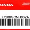 HONDA MOTOR EUROPE LTD.SLOUGH - 77200GCMH00ZA DOPPELSITZ KOMPL. *TYPE7