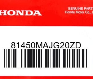 HONDA MOTOR EUROPE LTD.SLOUGH - 81450MAJG20ZD DECKEL SATTELTASCHE