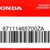 HONDA MOTOR EUROPE LTD.SLOUGH - 87111465700ZA STREIFEN