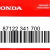 HONDA MOTOR EUROPE LTD.SLOUGH - 87122 341 700 EMBLEM