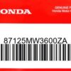 HONDA MOTOR EUROPE LTD.SLOUGH - 87125MW3600ZA MARKE