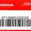 HONDA MOTOR EUROPE LTD.SLOUGH - 87126MG2300ZA