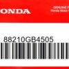 HONDA MOTOR EUROPE LTD.SLOUGH - 88210GB4505 RUECKSPIEGEL