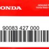 HONDA MOTOR EUROPE LTD.SLOUGH - 90083 427 000 SCHRAUBE