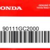 HONDA MOTOR EUROPE LTD.SLOUGH - 90111GC2000 SPEZIALSCHRAUBE