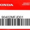 HONDA MOTOR EUROPE LTD.SLOUGH - 90402MFJD01 DICHTSCHEIBE