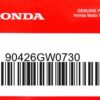 HONDA MOTOR EUROPE LTD.SLOUGH - 90426GW0730 SPEZIALSCHEIBE