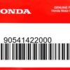 HONDA MOTOR EUROPE LTD.SLOUGH - 90541422000 MONTAGEGUMMI