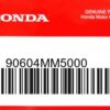 HONDA MOTOR EUROPE LTD.SLOUGH - 90604MM5000 SPRENGRING