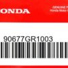 HONDA MOTOR EUROPE LTD.SLOUGH - 90677GR1003 CLIPMUTTER