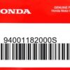 HONDA MOTOR EUROPE LTD.SLOUGH - 94001182000S MUTTER