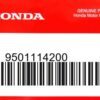 HONDA MOTOR EUROPE LTD.SLOUGH - 9501114200 GRIFFGUMMI