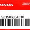HONDA MOTOR EUROPE LTD.SLOUGH - 961506004010 RADIALKUGELLAGER