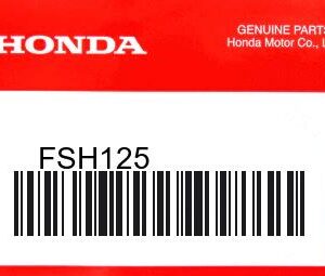 HONDA MOTOR EUROPE LTD.SLOUGH - FSH125 HONDA FSH 125
