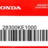 HONDA MOTOR EUROPE LTD.SLOUGH - 28300KE1000 28300 KJ1 000