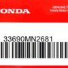 HONDA MOTOR EUROPE LTD.SLOUGH - 33690MN2681 STREBE BLINKER