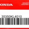 HONDA MOTOR EUROPE LTD.SLOUGH - 35350KL4010 REMPLACE PAR 35350KV6405