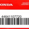 HONDA MOTOR EUROPE LTD.SLOUGH - 44641107720 HALTER GETRIEBE