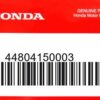 HONDA MOTOR EUROPE LTD.SLOUGH - 44804150003 ZAHNRAD KOMPL.