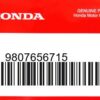 HONDA MOTOR EUROPE LTD.SLOUGH - 9807656715 ZUENDKERZE (BPR6HSA) (NGK