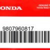 HONDA MOTOR EUROPE LTD.SLOUGH - 9807960817 ZUENDKERZE (BR10ES) (NGK)