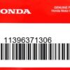 HONDA MOTOR EUROPE LTD.SLOUGH - 11396371306 DICHTUNG KUPPL.VERKLEID.