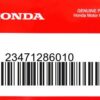 HONDA MOTOR EUROPE LTD.SLOUGH - 23471286010 ZAHNRAD (29T)