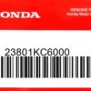 HONDA MOTOR EUROPE LTD.SLOUGH - 23801KC6000 RITZEL ANTRIEB
