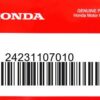 HONDA MOTOR EUROPE LTD.SLOUGH - 24231107010 SCHALTGABEL